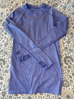 BuffBunny Collection Purple Long Sleeve Active Top